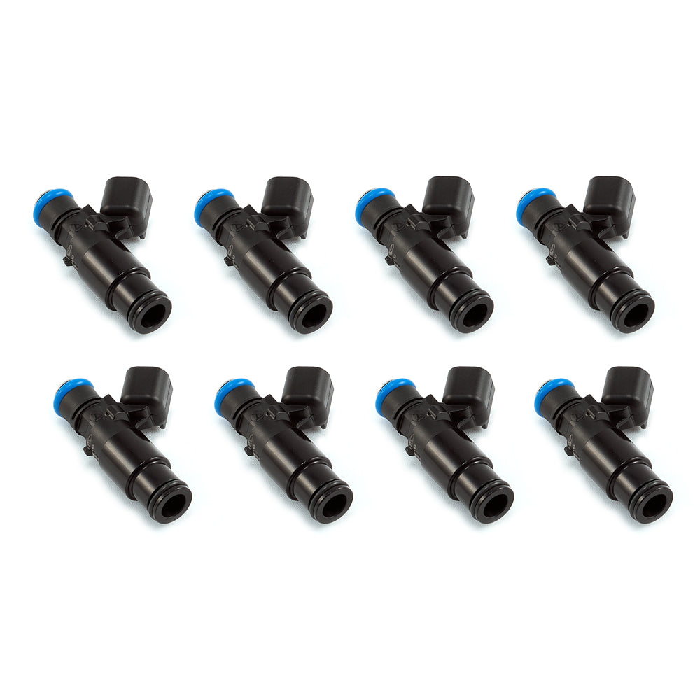 Injector Dynamics 1050cc Injectors - Dodge 300C Challenger Magnum SRT-8 6.4L - 14mm (Black) Adaptor Bottom (Set of 8) - 1050.48.14.14B.8